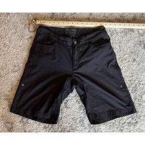 Novara Black Women's Bike  Cycling Shorts Stretch Zip Fly Pockets Padded | Sz 6